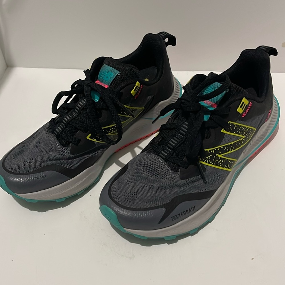 New Balance Womens Dynasoft Nitrel V4 WTNTRLC4 Gray Running Shoes Sneakers 9